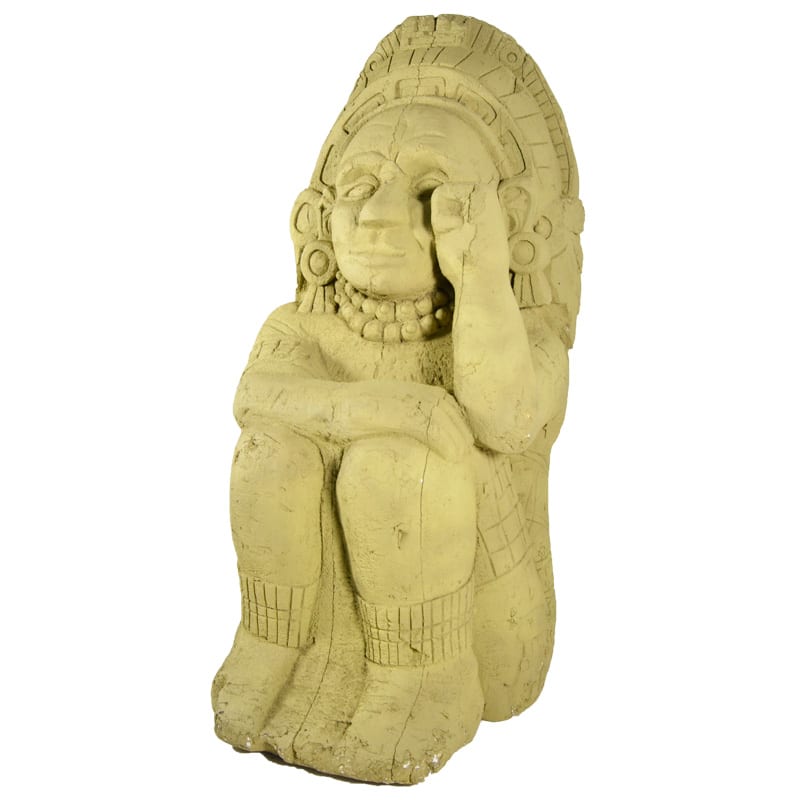 Large Aztec Inca Statue - Sitting for hire - sydney props