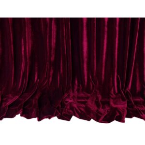 Burgundy Velvet Drapes-0