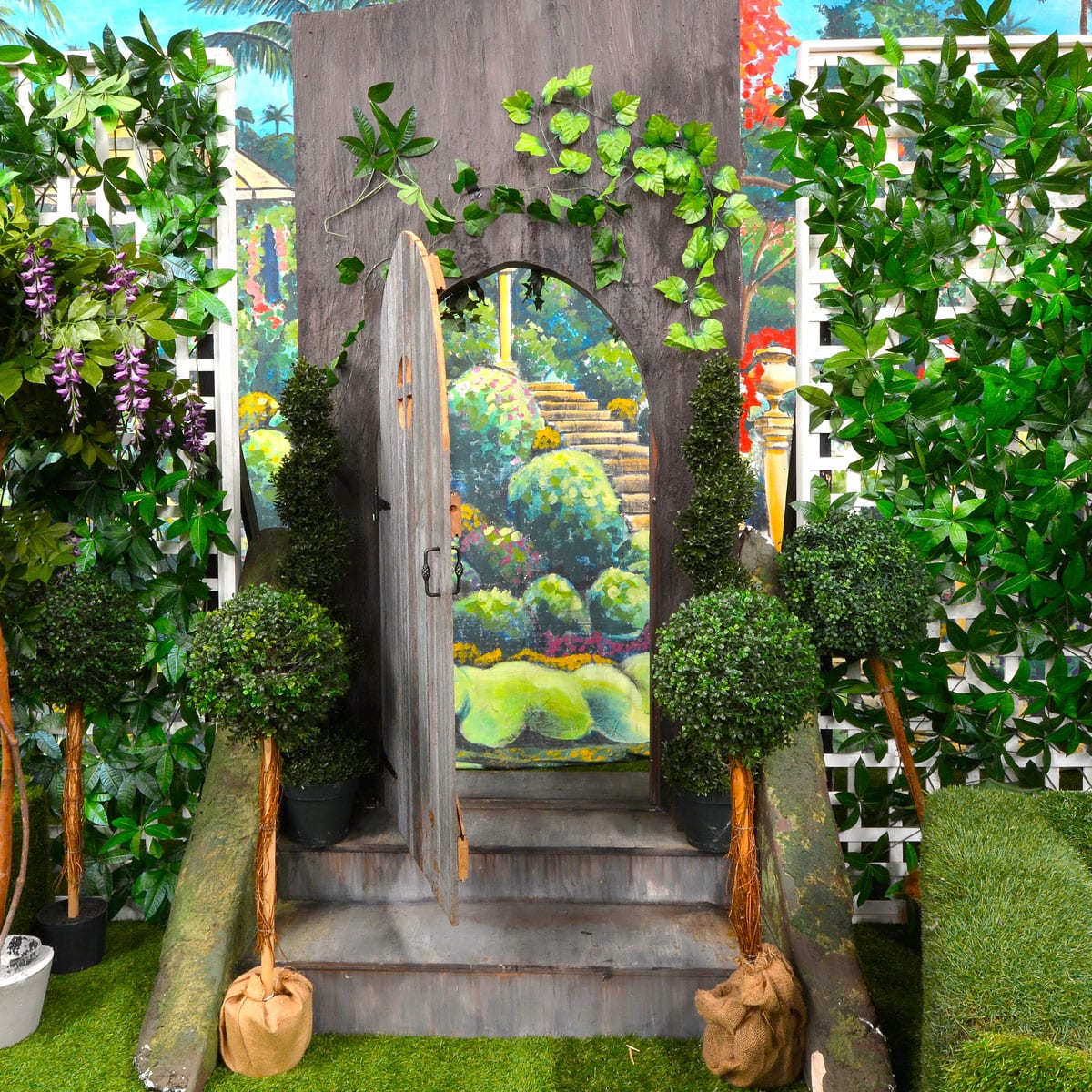 Enchanted Garden Door - Sydney Prop Specialists - Prop Hire and Event Theming