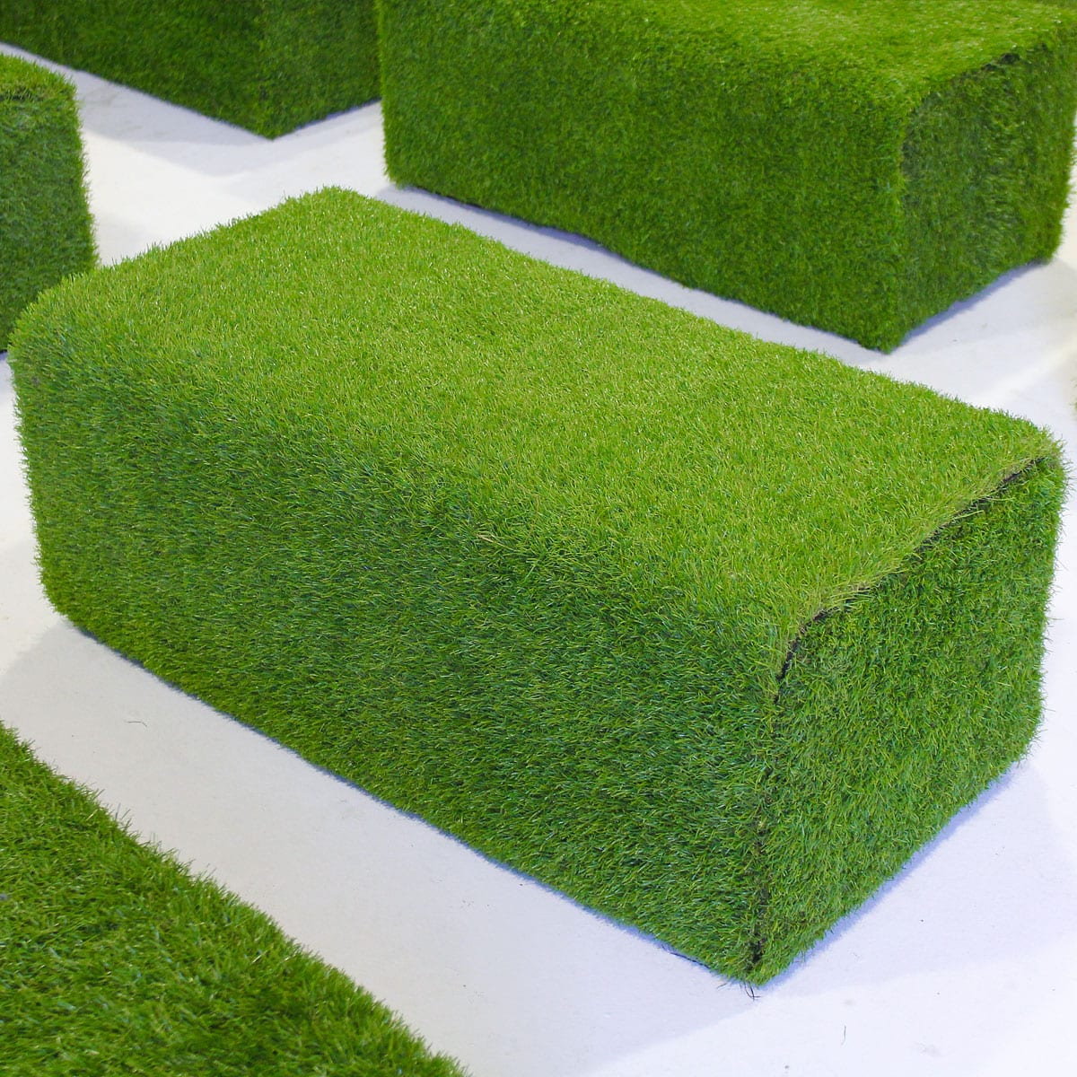Astro Turf Ottoman