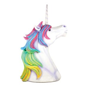 Giant Unicorn Head, rainbow mane-0