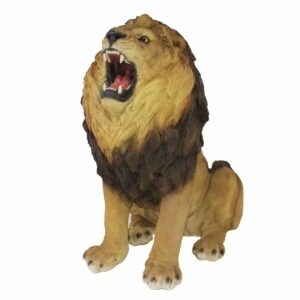 Sitting Lion Statue-0