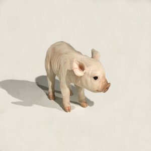 Fiberglass piglet Statue-0