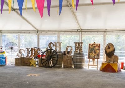 Vintage Circus Theme - Sydney Prop Specialists