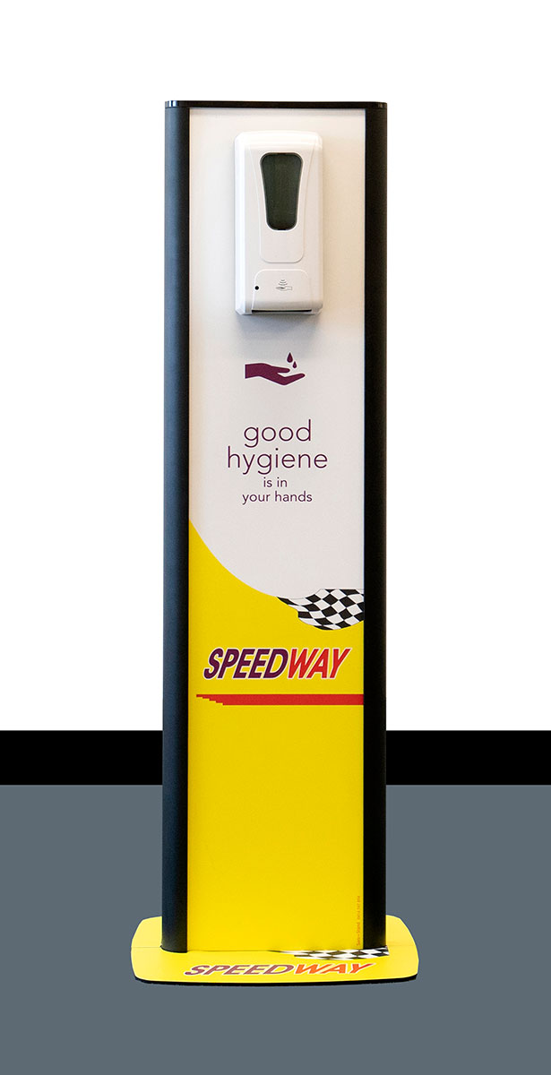 Branded Sanitiser Dispenser Stands Branded Sanitiser Dispenser Stands