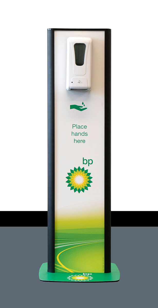 Branded Sanitiser Dispenser Stands Branded Sanitiser Dispenser Stands