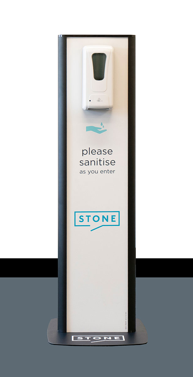 Branded Sanitiser Dispenser Stands Branded Sanitiser Dispenser Stands