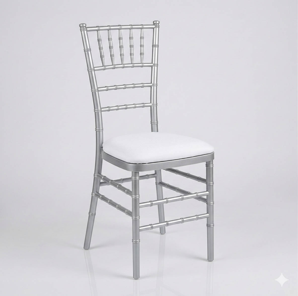 Tiffany Chair Resin Silver - TIFFRSI